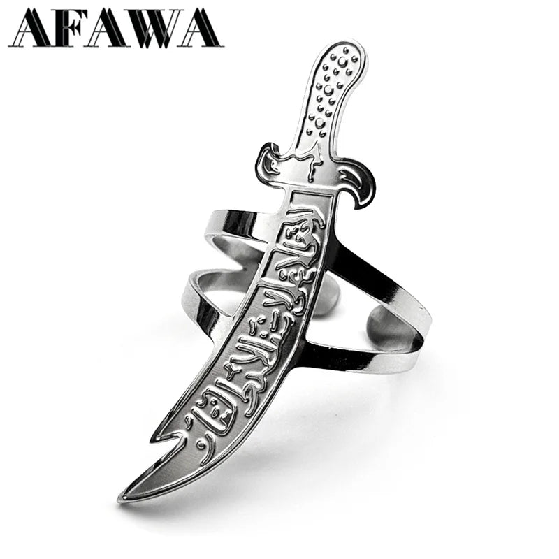 Zulfiqar Sword Resizable Ring