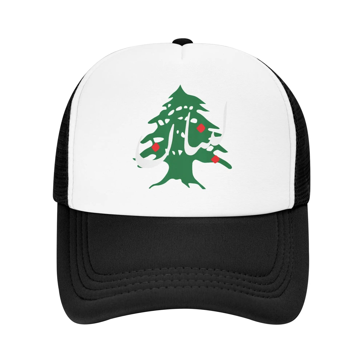 Lebanon Flag Map Beirut Cedar Tree Baseball Cap