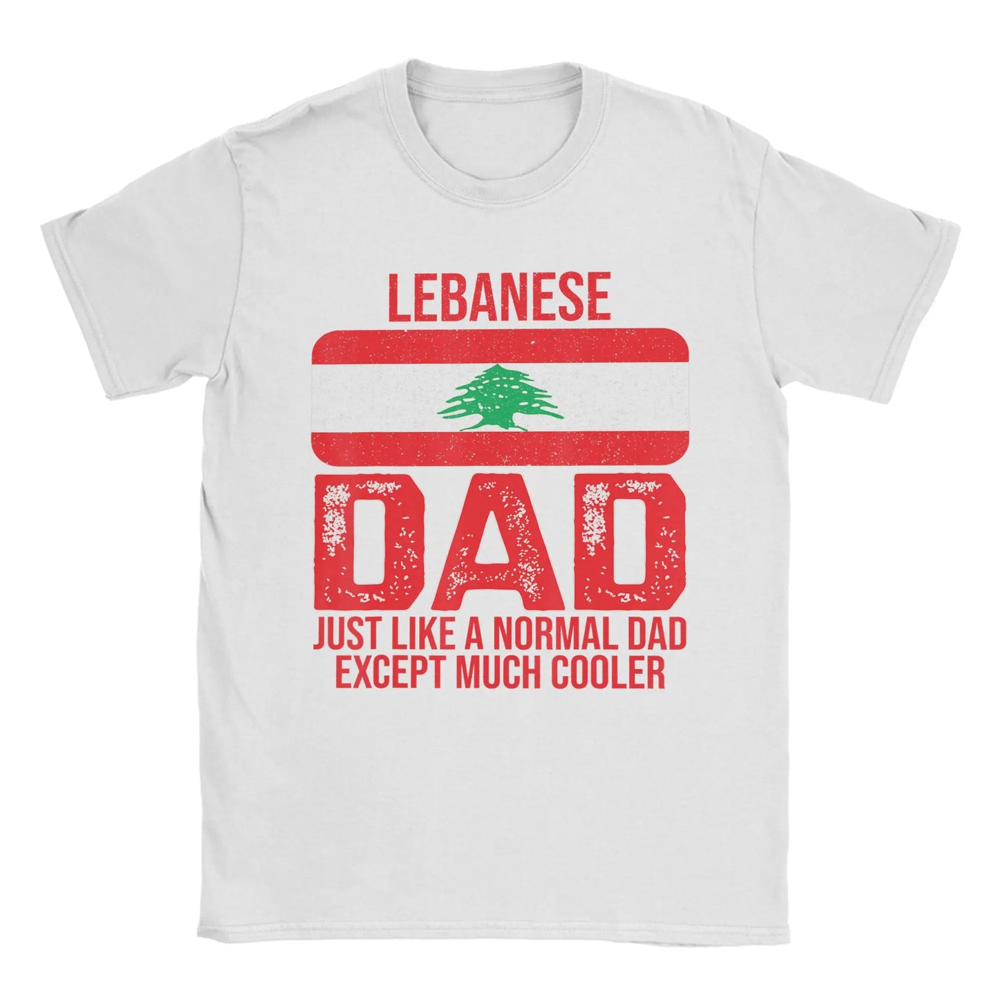 Lebanese Dad Lebanon Flag T Shirt