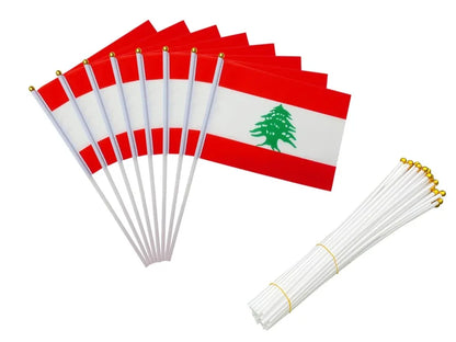 Lebanon Hand Flag