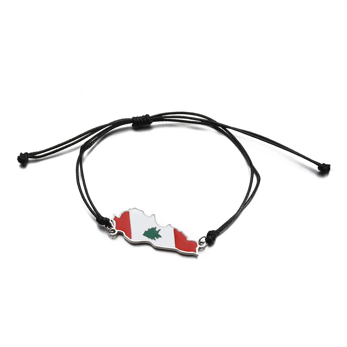 Lebanon Flag Bracelet