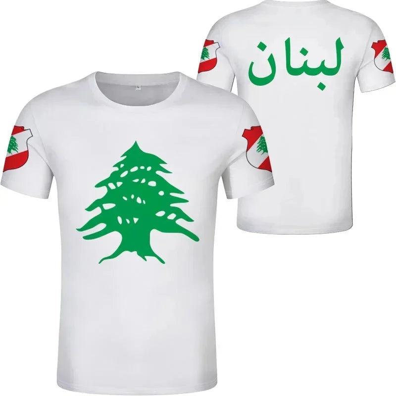 3D Lebanon Flag T Shirt