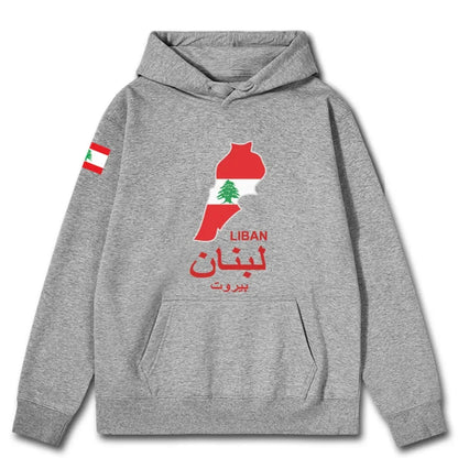 Lebanon National Map Hoodies
