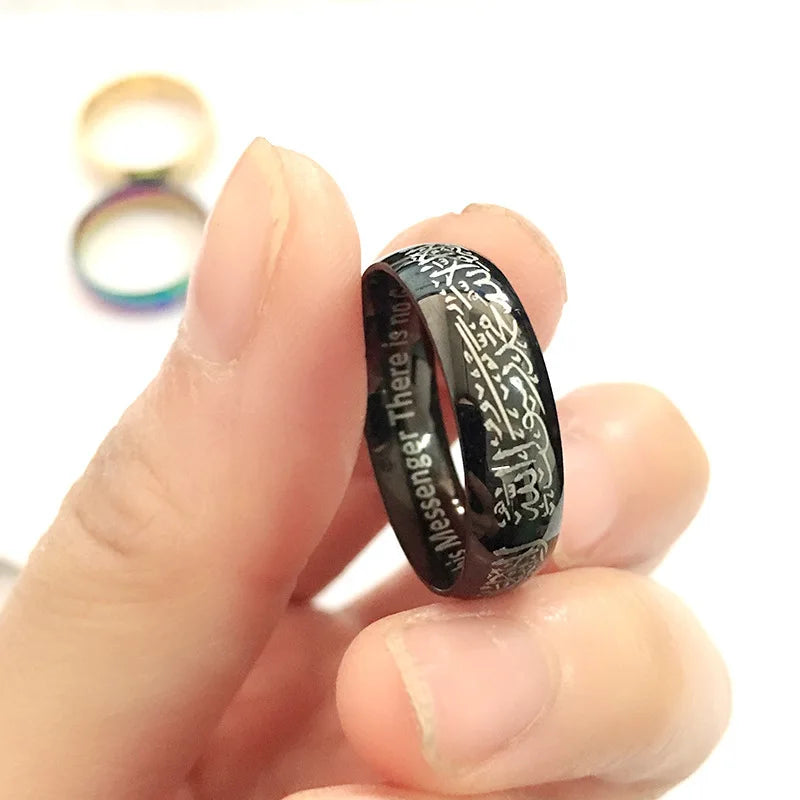 Titanium Steel Quran Rings
