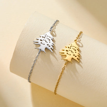 Lebanon Cedar Symbol Bracelet