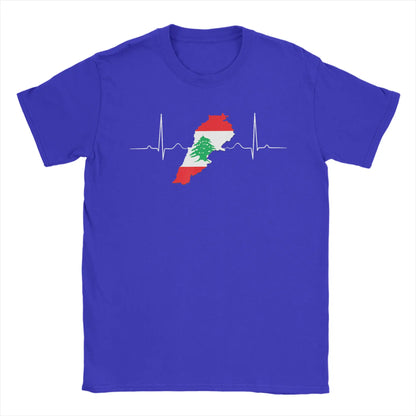 Lebanon Heartbeat Lebanon Map T Shirt