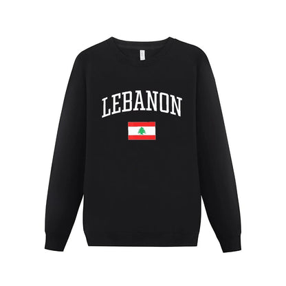 Hoodies Lebanon Flag Lebanese Country Map Hoodie Pullover Sweatshirts