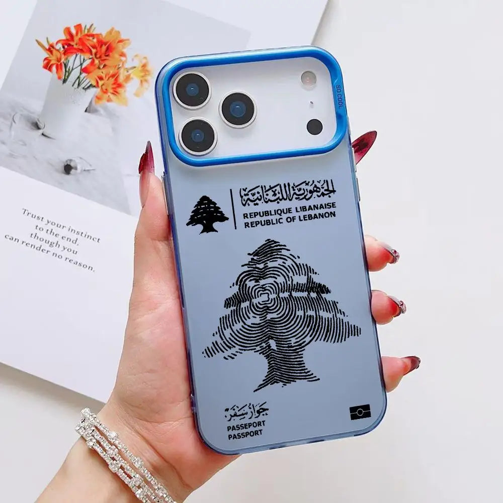 Lebanon Passport Shockproof Phone Case