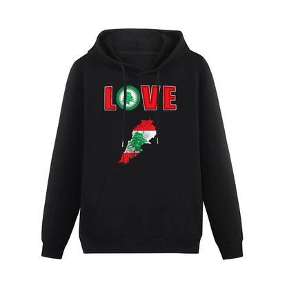 Lebanon Flag Hoodie Pullover