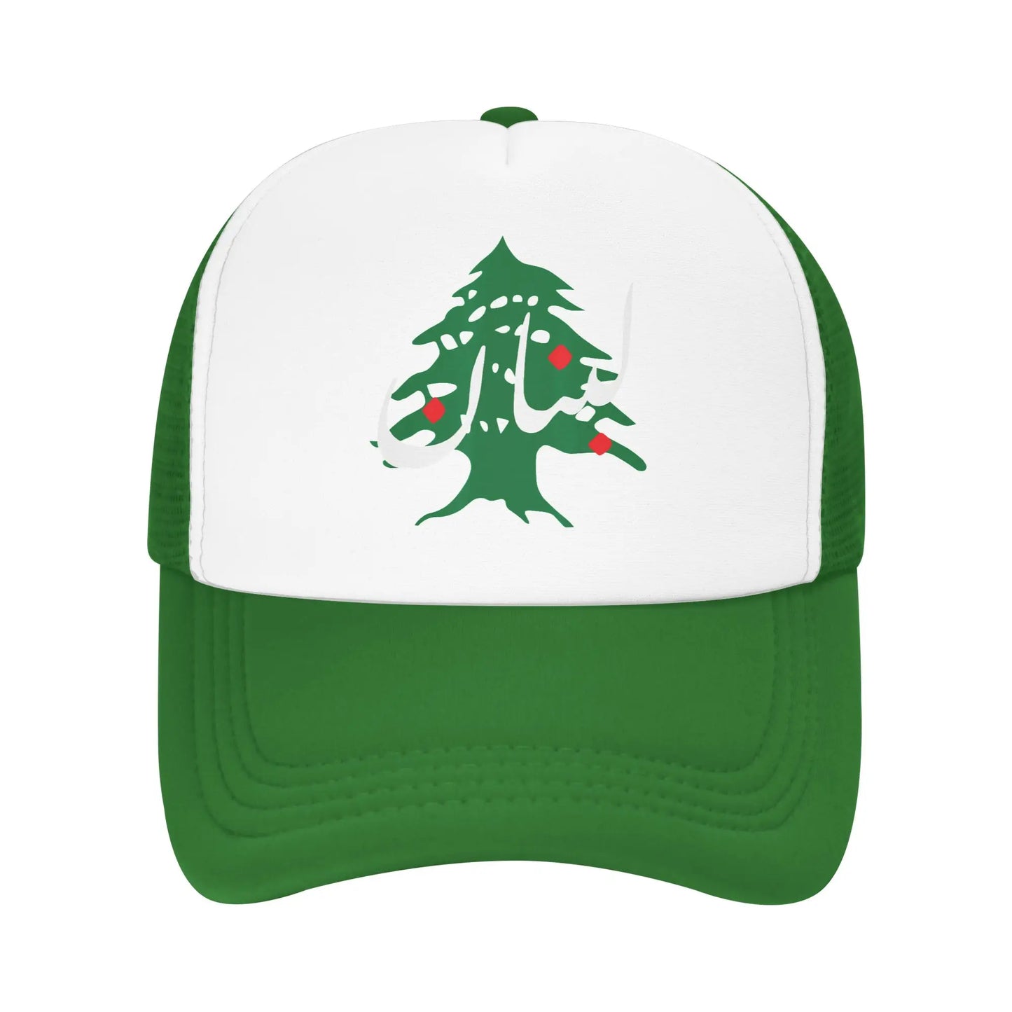 Lebanon Flag Map Beirut Cedar Tree Baseball Cap