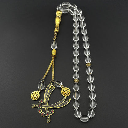 Imam Ali Zulfiqar Sword Blue Glass