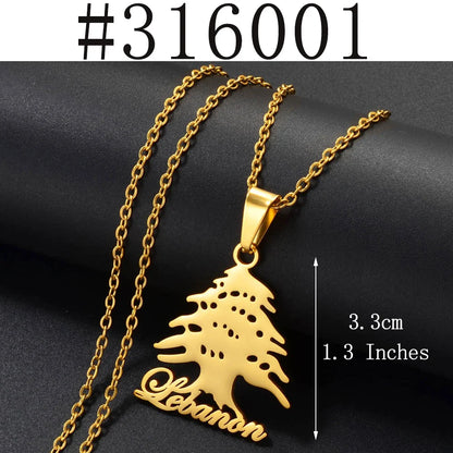 Cedar Symbol Pendants Lebanon