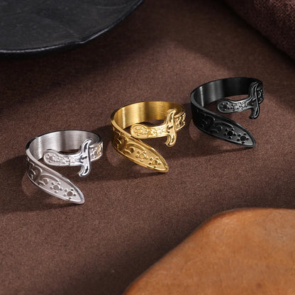 Zulfiqar Sword Adjustable Ring