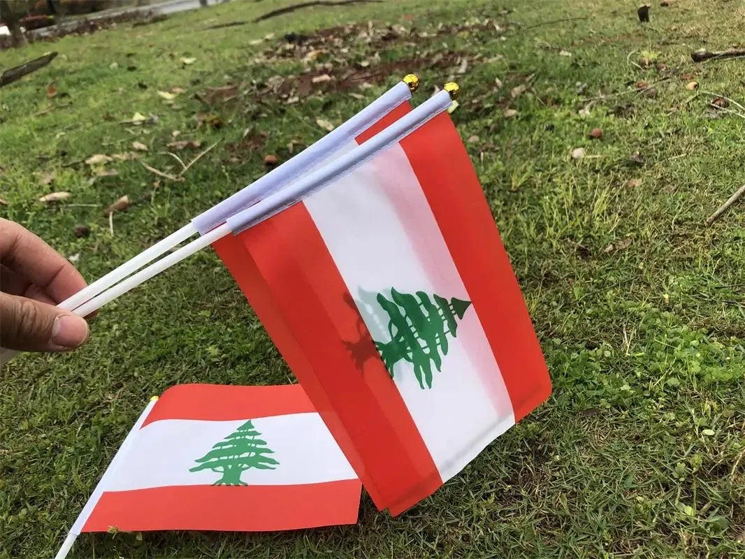 Lebanon Hand Flag