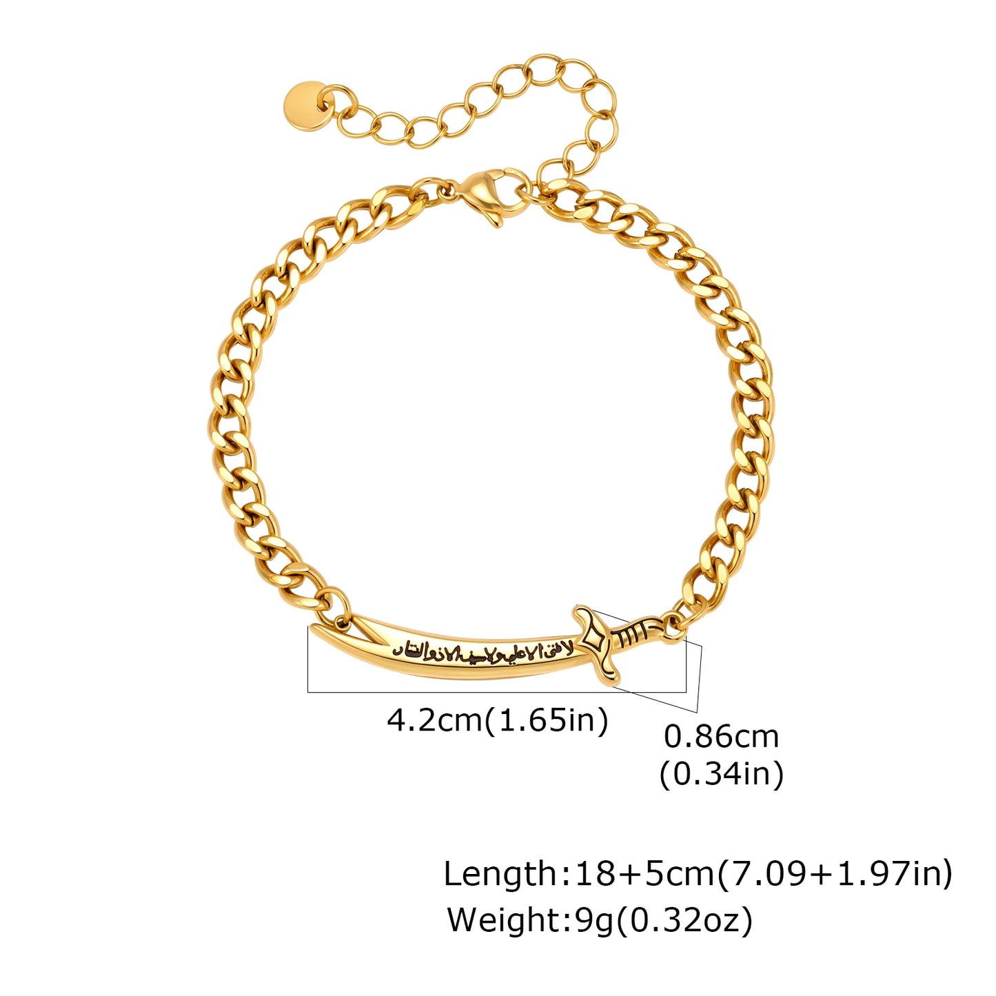 Zulfiqar Sword Bracelet