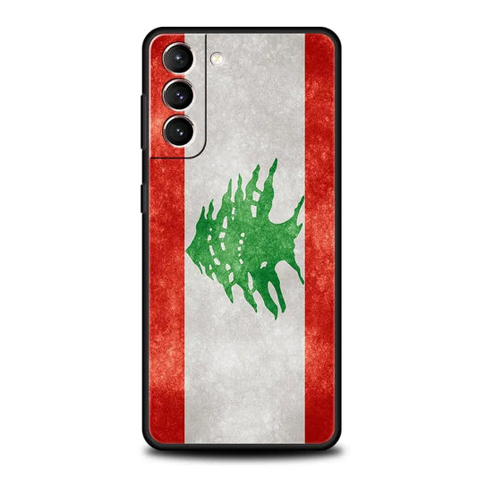 Lebanon Flag Cedar Tree Phone Case Samsung Galaxy S