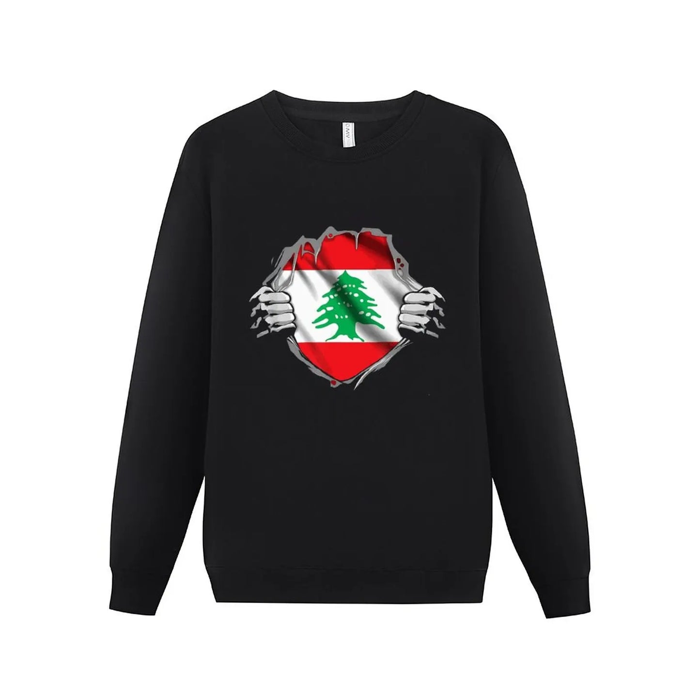 Hoodies Lebanon Flag Lebanese Country Map Hoodie Pullover Sweatshirts