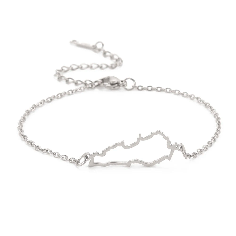 Map of Lebanon Bracelet