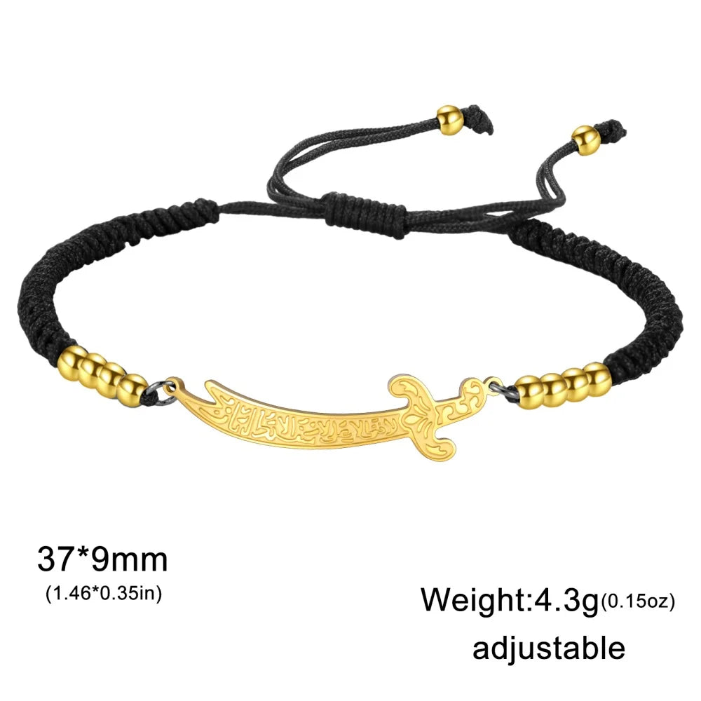 Stainless Steel Imam Ali Zulfiqar Sword Bracelet