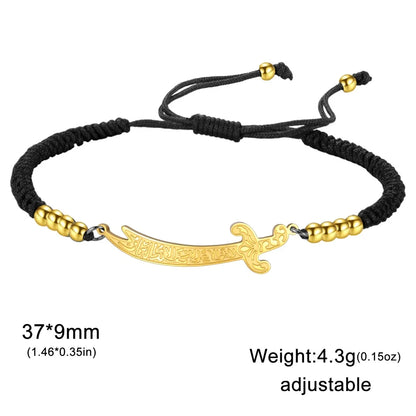Stainless Steel Imam Ali Zulfiqar Sword Bracelet