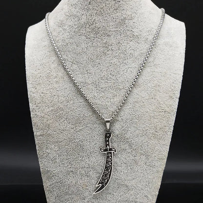 Zulfiqar Sword Necklace