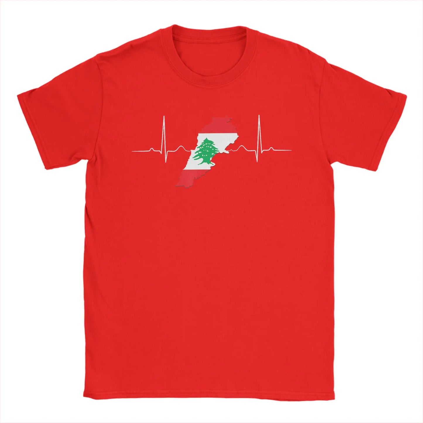Lebanon Heartbeat Lebanon Map T Shirt