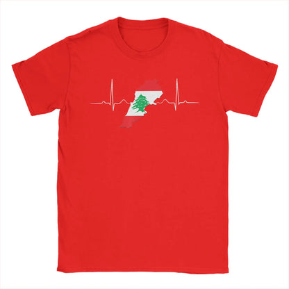 Lebanon Heartbeat Lebanon Map T Shirt