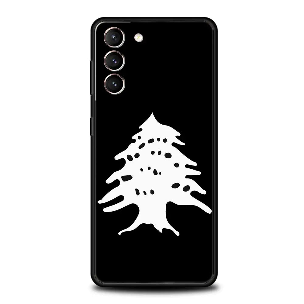 Beirut Lebanon Flag Phone Case For Samsung Galaxy S25 S24 S23 S22 S20 Ultra S21 FE 5G S10 Plus S10E Soft TPU Cover