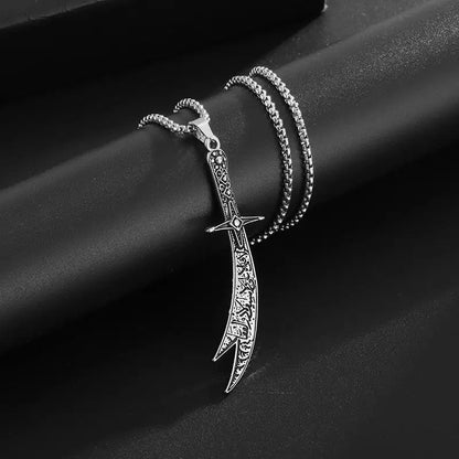 Imam Ali Zulfiqar Necklace