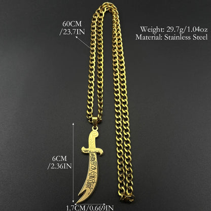 Zulfiqar Sword Stainless Steel