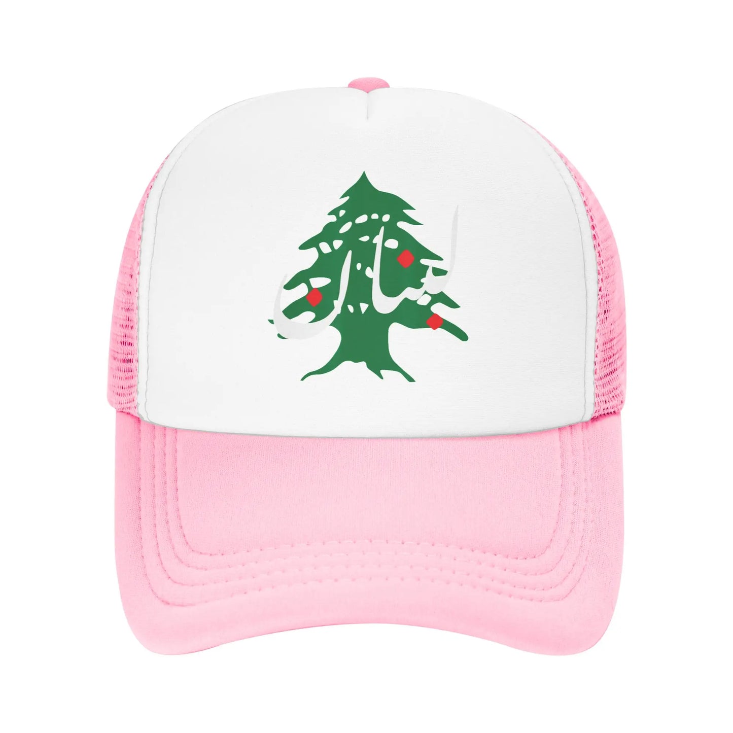 Lebanon Flag Map Beirut Cedar Tree Baseball Cap