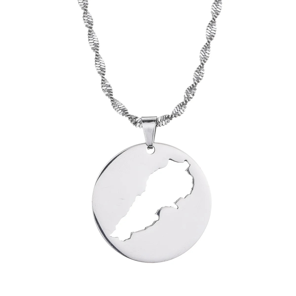 Liban Map With Flag Black Beads Bracelet  Jewelry Lebanon Map