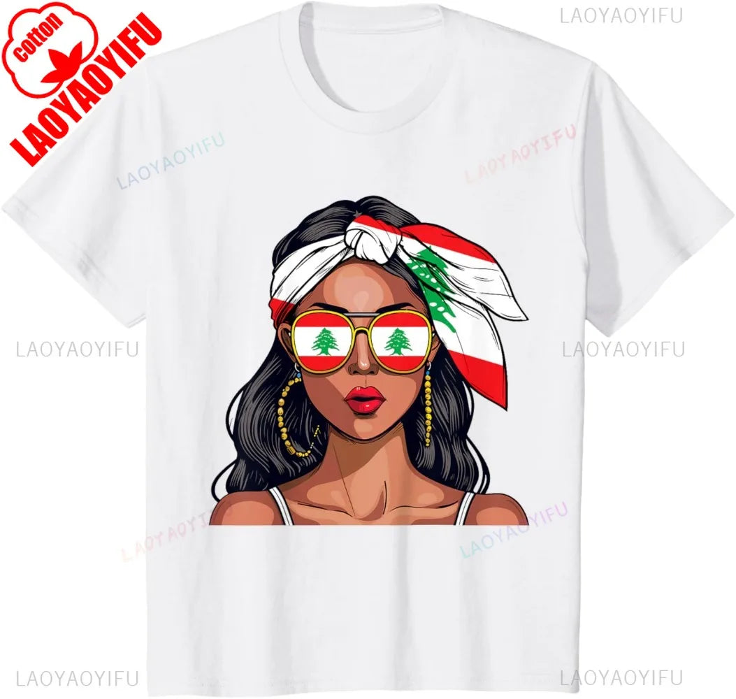 Lebanese Woman Flag Shirt