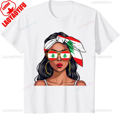 Lebanese Woman Flag Shirt