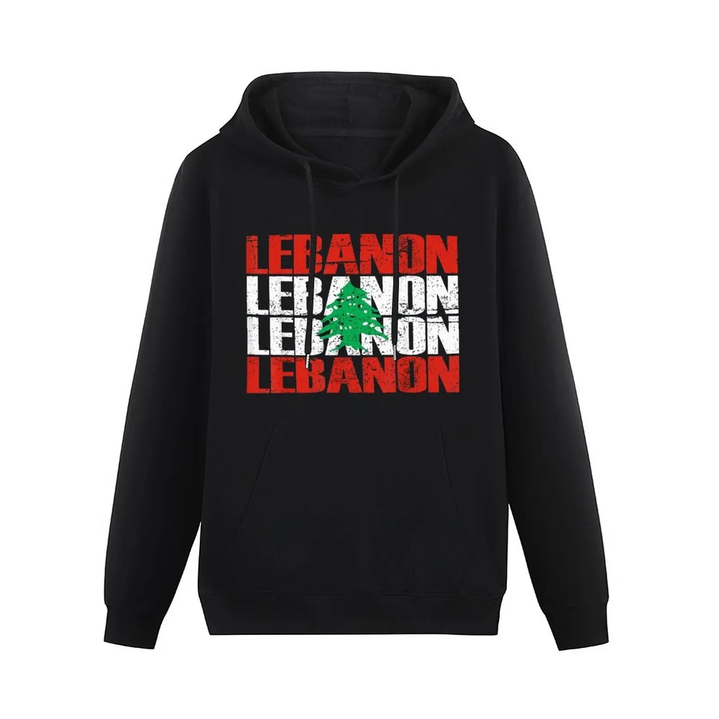 Lebanon Flag Hoodie Pullover