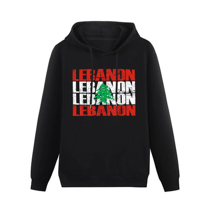 Lebanon Flag Hoodie Pullover