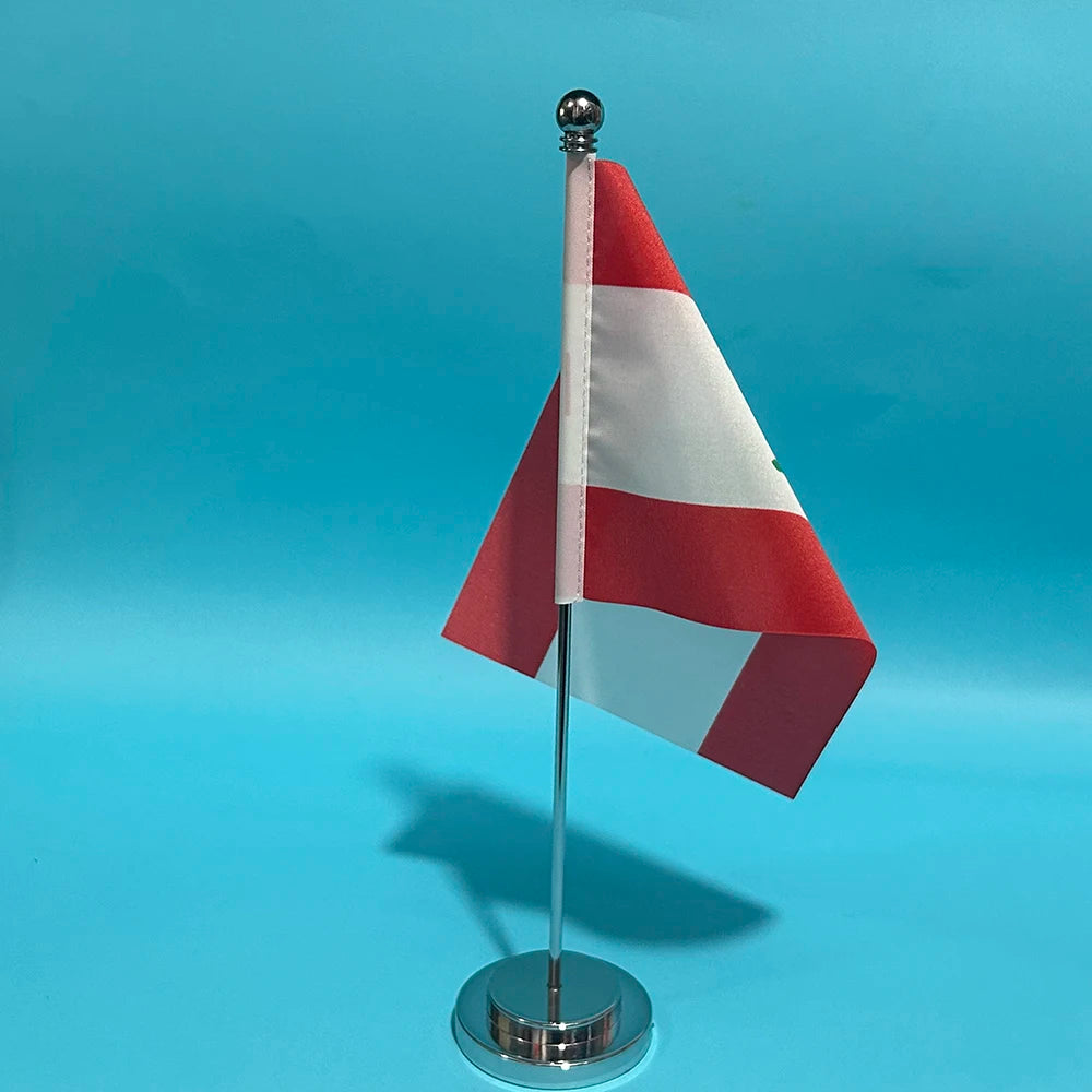 Office Desk Flag Of Lebanon
