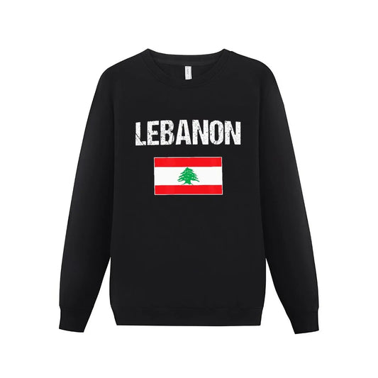 Lebanon Flag Text Sweatshirt – Lebanese Heritage