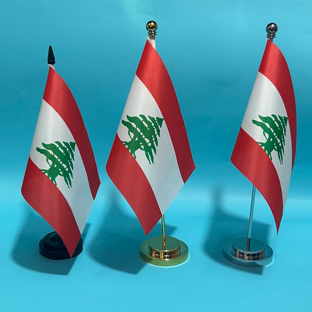 Office Desk Flag Of Lebanon