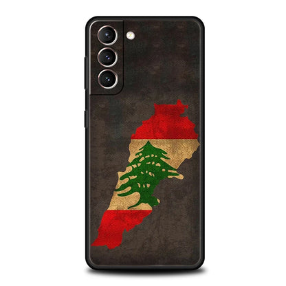 Lebanon Passport Phone Case For Samsung Galaxy S25 Edge S24 S23 S22 Ultra S20 S21 FE 5G S10 S9 Plus S10E Soft Cover