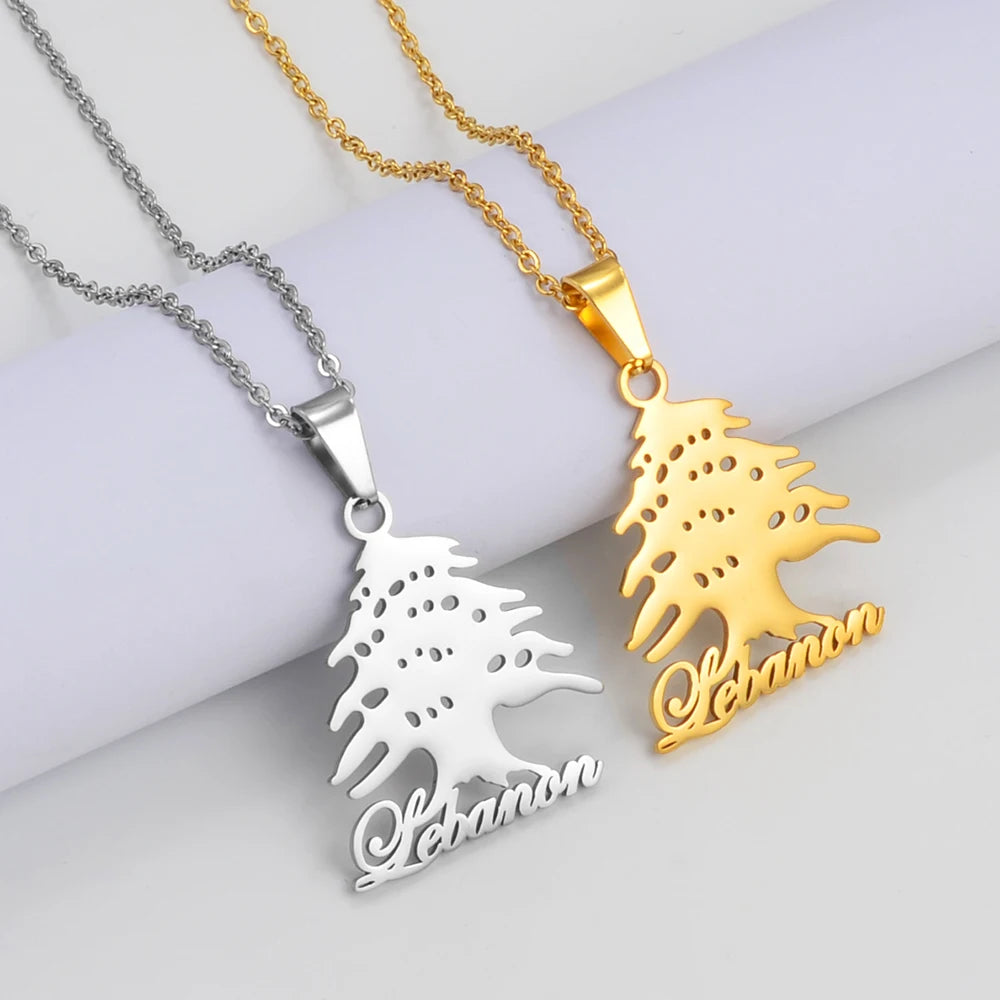 Cedar Symbol Pendants Lebanon