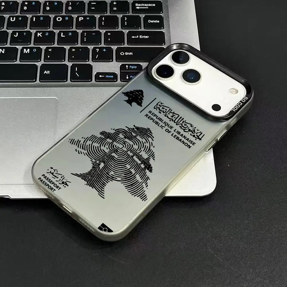 Lebanon Passport Shockproof Phone Case