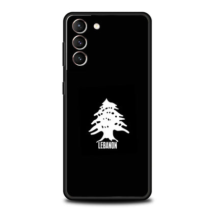 Lebanon Passport Phone Case For Samsung Galaxy S25 Edge S24 S23 S22 Ultra S20 S21 FE 5G S10 S9 Plus S10E Soft Cover