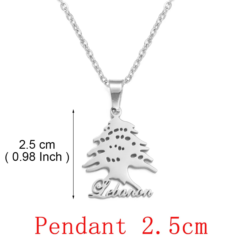 Cedar Symbol Pendants Lebanon