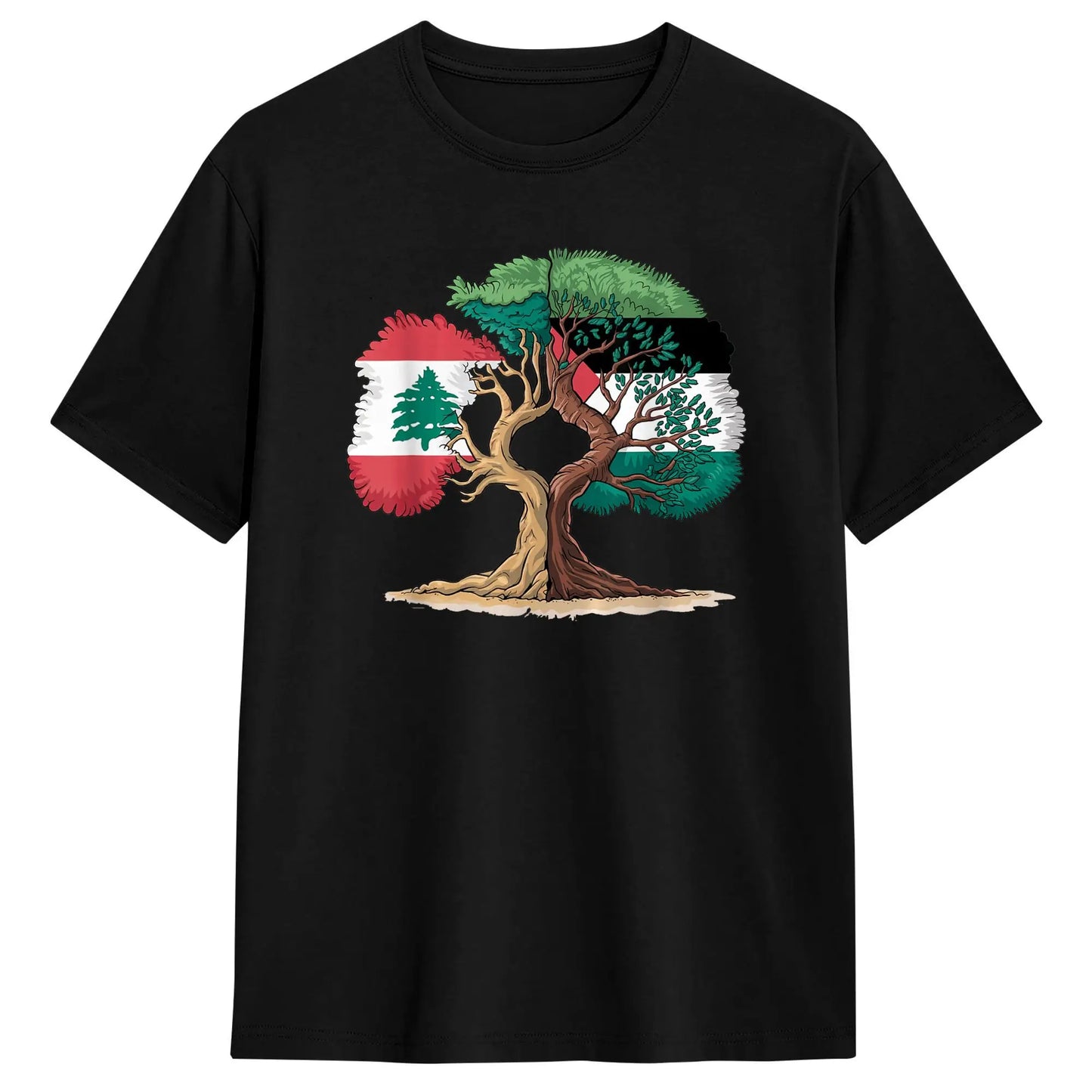 Lebanon Palestine Flag T-Shirt