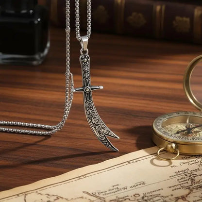 Imam Ali Zulfiqar Necklace