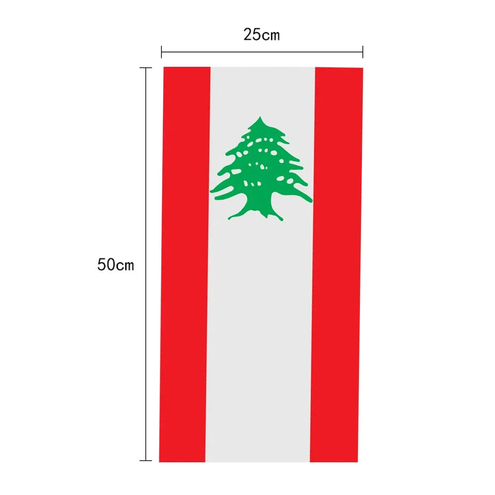 Lebanon Flag Bandana