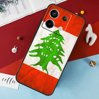 Lebanon Flag Map Case For Xiaomi Redmi Note 14 12 11 10 13 Pro 15 Pro Plus Redmi 15 14C 10C 12C 13C 15C Cover