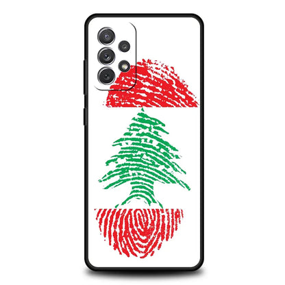 Beirut Lebanon Flag Phone Case For Samsung Galaxy A15 A13 A51 A71 A41 A31 A21S A03S A05 A35 A32 A55 A23 A25 A33 A53 A73 5G Cover