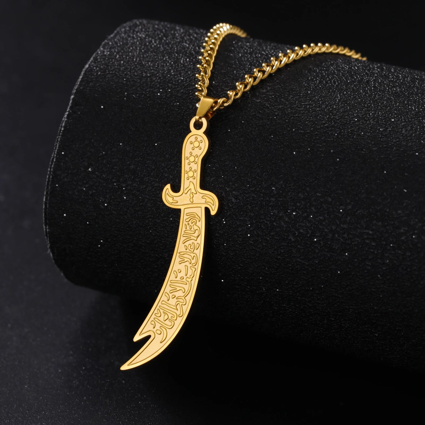 Stainless Steel Sword Necklace Zulfiqar Sword